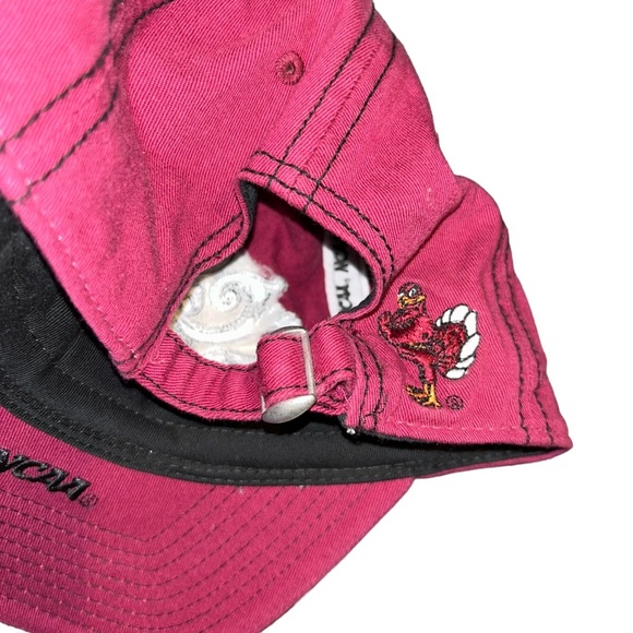 NCAA Virginia tech Hokies VT burgundy adjustable hat cap - Picture 3 of 4